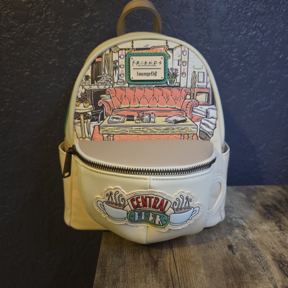 Friends Central Perk Domed Coffee Mug Scented Mini Backpack Loungefly NEW